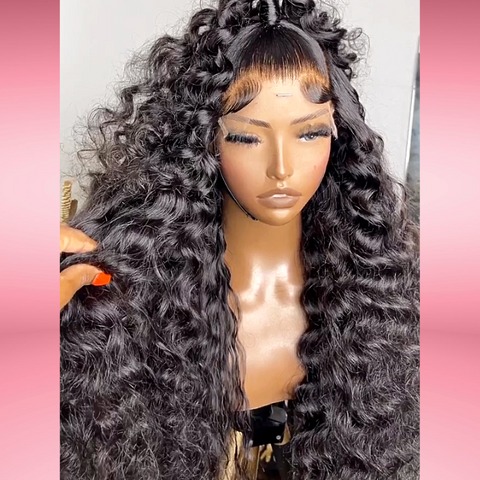 Glueless Loose Wave Wigs Virgin Human Hair 4*4/13*4 Transparent HD Lace Front Wig Pre Plucked Hairline