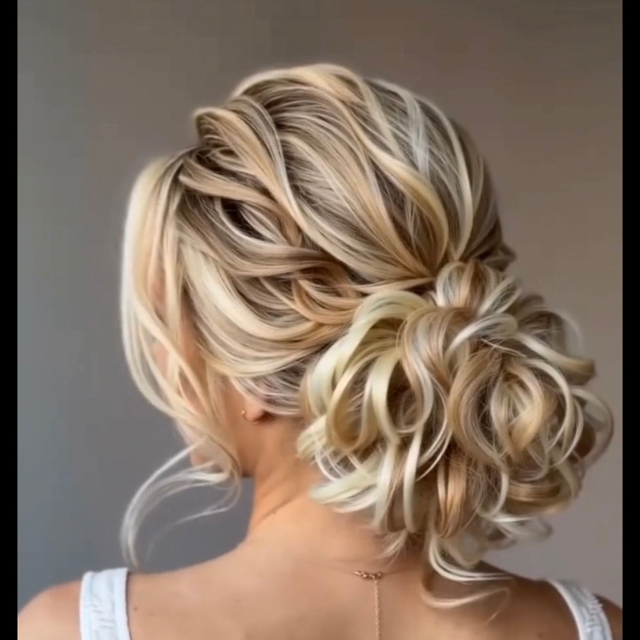 Large Messy Hair Bun Curly Synthetic hair
