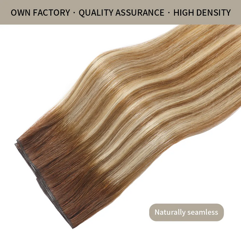 Seamless Genius Virgin Human Hair Weft 2Pcs (#P6/613/T4）