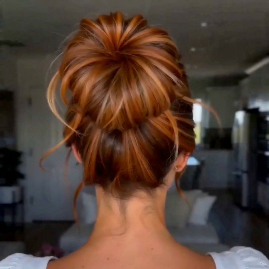 Large Messy Hair Bun Curly Synthetic hair