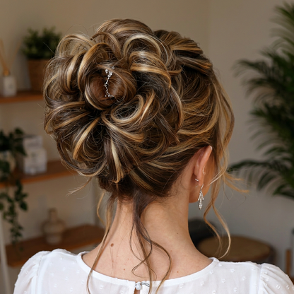 Large Messy Hair Bun Curly Synthetic hair