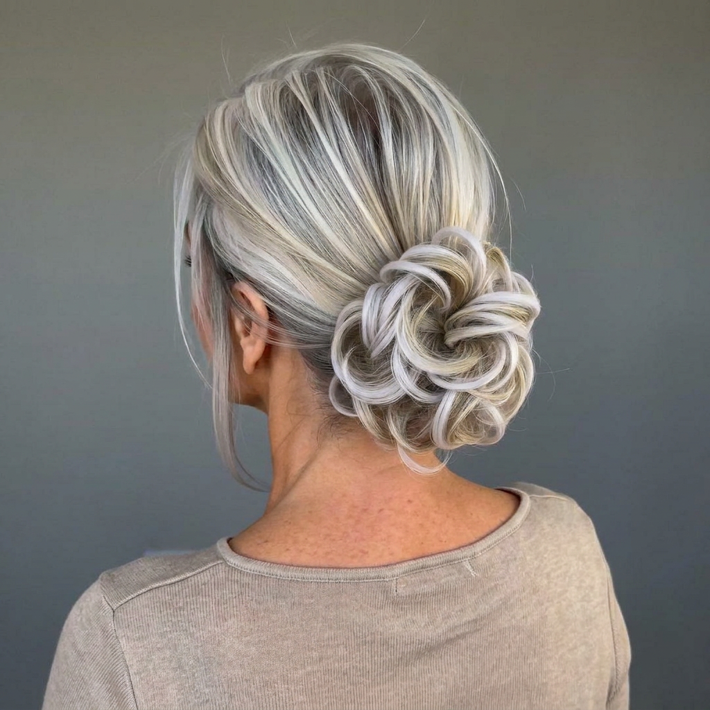 Large Messy Hair Bun Curly Synthetic hair