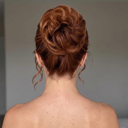 Large Messy Hair Bun Curly Synthetic hair