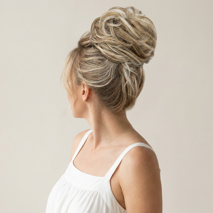 Large Messy Hair Bun Curly Synthetic hair