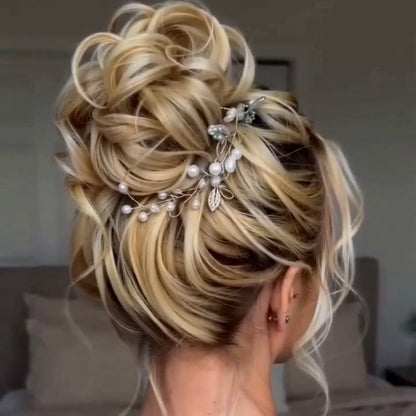 Large Messy Hair Bun Curly Synthetic hair