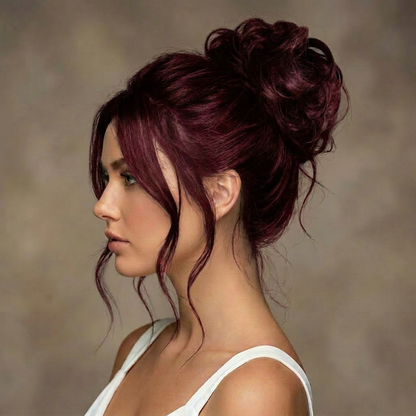 Large Messy Hair Bun Curly Synthetic hair