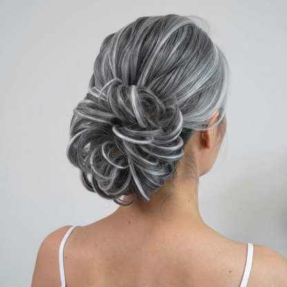 Large Messy Hair Bun Curly Synthetic hair