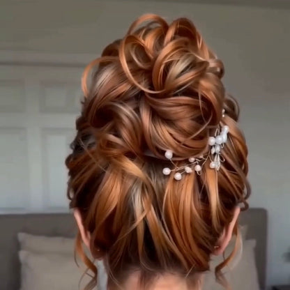 Large Messy Hair Bun Curly Synthetic hair