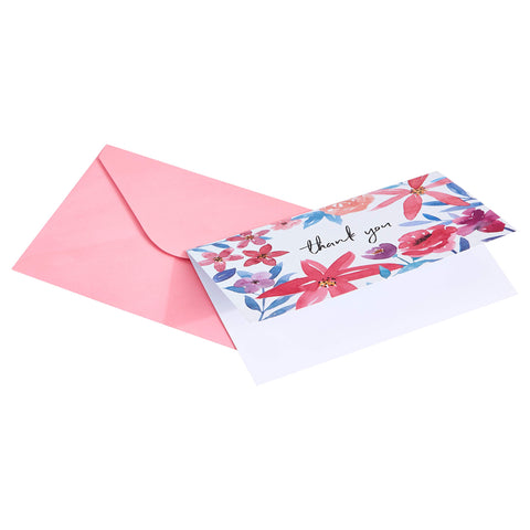 Thank You Cards, Floral, 48 Cards and Envelopes