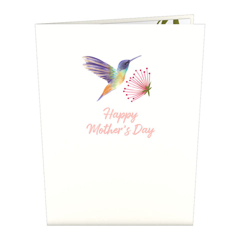 MOTHER'S DAY HUMMINGBIRD POP-UP CARD