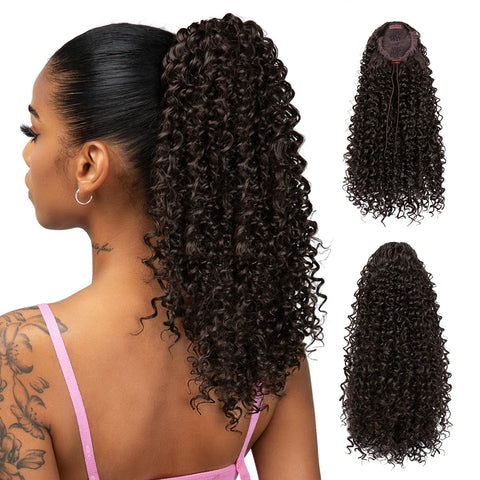 Kinky Curly Drawstring Ponytail 16 Inch