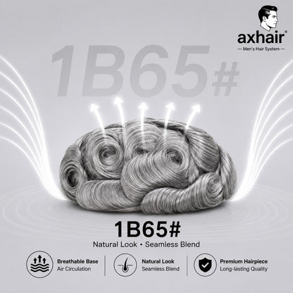 Ultra Thin0.02-0.03mm V Loop  Mens Hair System Ultra Thin Skin Full V-loop, Natural, Transparent, Soft
