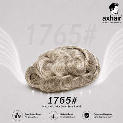Full Swiss Lace: Hair System for Bald Men  Full Swiss Lace Base | Best for Active Lifestyle