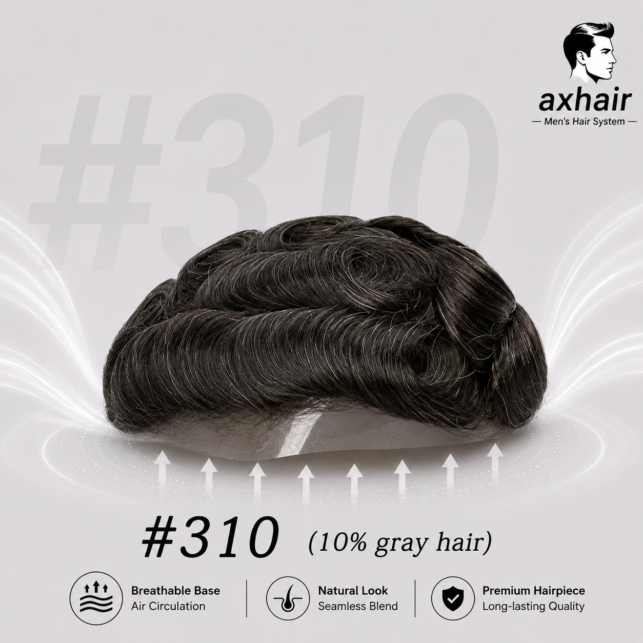 Full Swiss Lace: Hair System for Bald Men  Full Swiss Lace Base | Best for Active Lifestyle