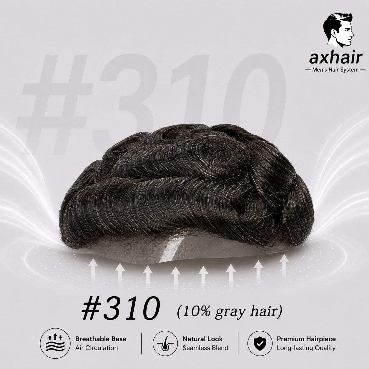 Q4 Breathable Hybrid Hair System – French Lace with 0.08mm Skin Perimeter