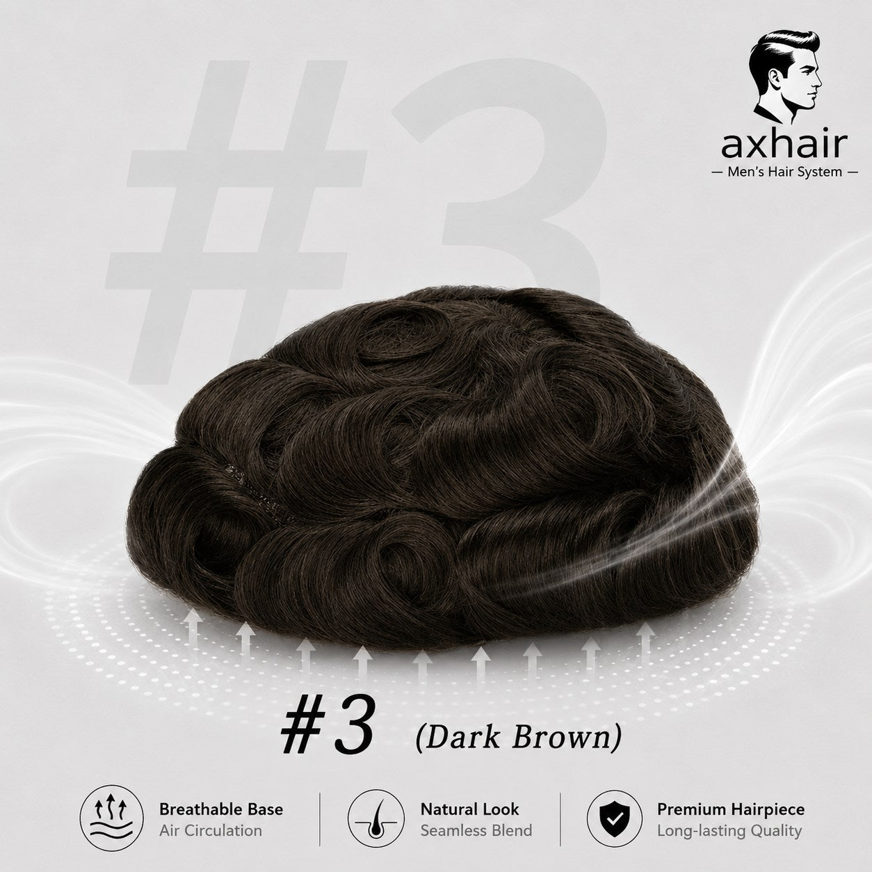 Q4 Breathable Hybrid Hair System – French Lace with 0.08mm Skin Perimeter