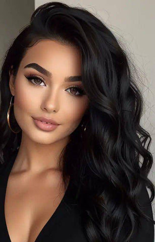 Wavy Style Lace Front Human Natural Hair Toppers for Women Add Fuller Hair Instantly