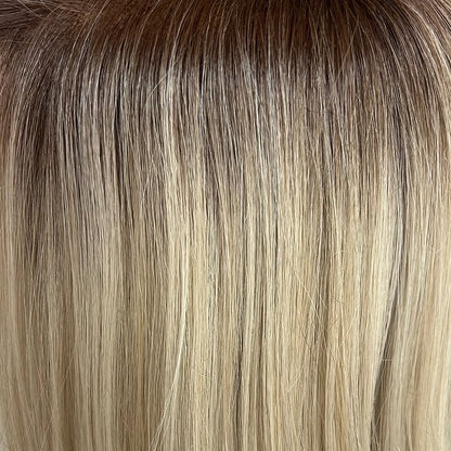 Trendy Gradient Bob Wig – Short Straight Fluffy Cut with Volume & Shine