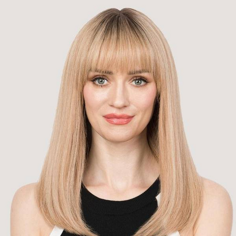 Beautiful Hair Transformation Best Hair Topper with Bangs