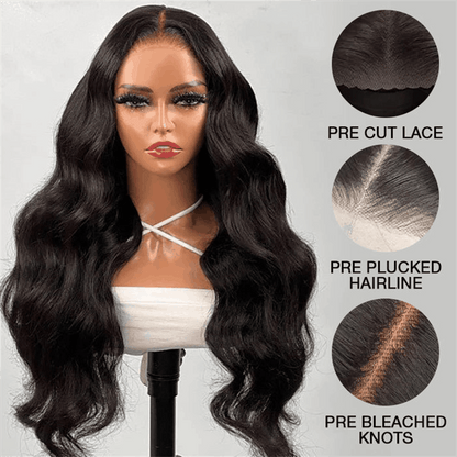 Flash Sale Wear Go Body Wave Lace Wig Glueless Pre-Cut Lace Wig Human Hair Wig