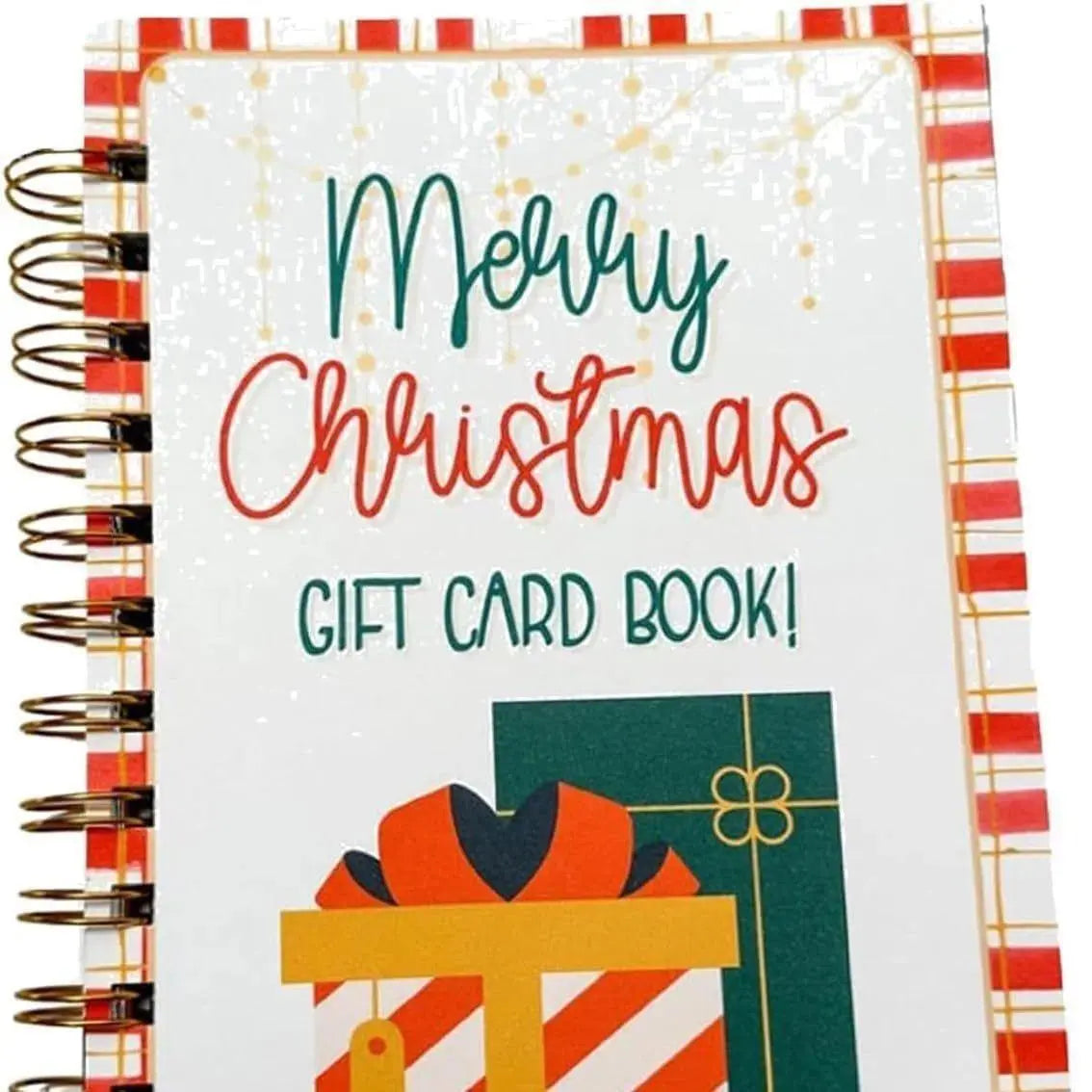 【3 books】Christmas Gift Card Book, Diy Spiral Bound Gift Card Book, 5x7 Inch Colorful Spiral Bound Card Book , Christma Gift Cards Books Holder, DIY Personalized Xmas Gifts for Family,A thoughtful gift