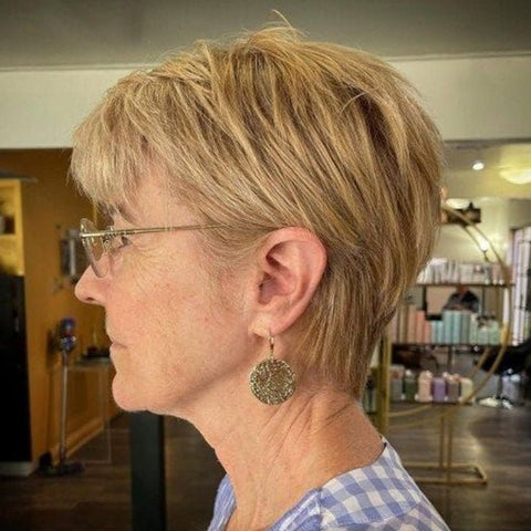 2025 Hot Sale Breathable&Natural Short Hair Topper For Women With Thinning Hair