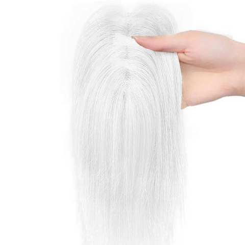 Best Breathable Real Hair Topper for Women Crown Topper No Bangs