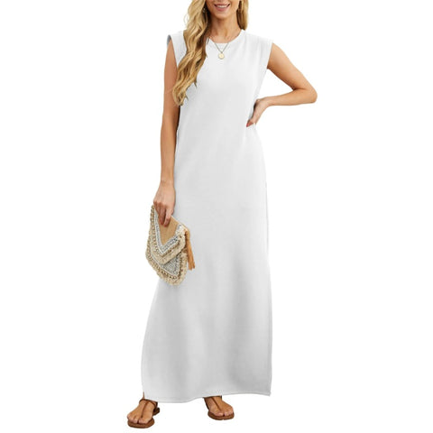 WOMEN'S CASUAL LOOSE SPLIT WRINKLE-FREE MAXI DRESS (BUY 2 FREE SHIPPING)