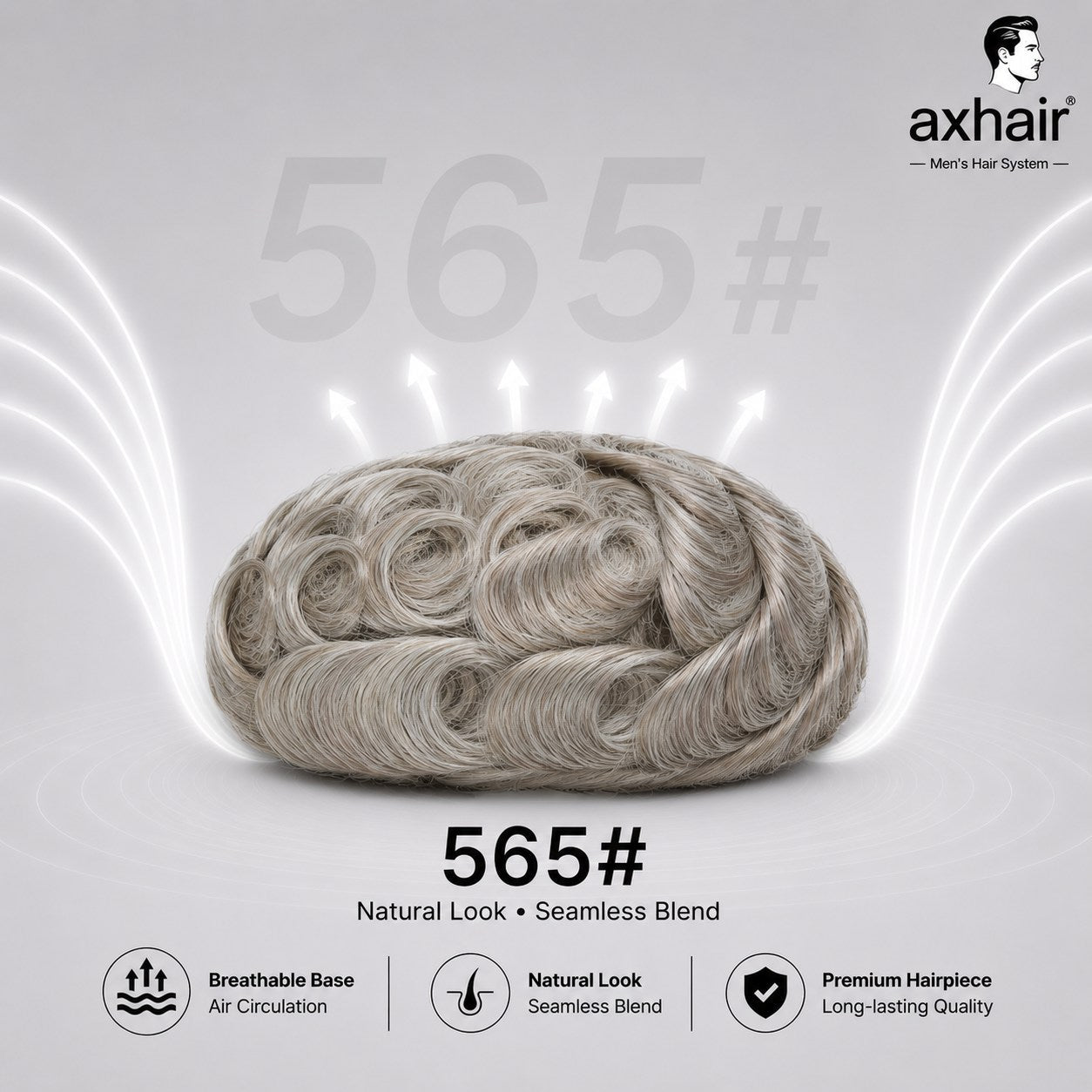 Full French Lace: Men's Lace Toupee  Full French Lace Base  Suitable for Humid Climate