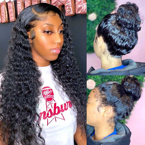 Flash Sale Full Lace Wig Brazilian Human Hair Full Scalp Lace Wigs 180% Density