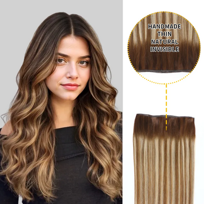 Seamless Genius Virgin Human Hair Weft 2Pcs (#P6/613/T4）