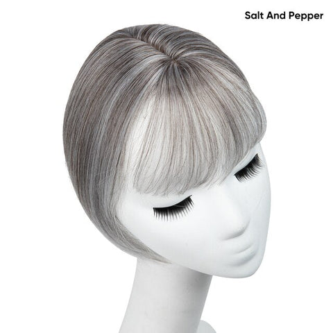 Clip in Hair With Bangs Overhead Natural Invisible Replaceme