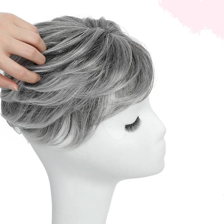 2025 Hot Sale Breathable&Natural Short Hair Topper For Women With Thinning Hair
