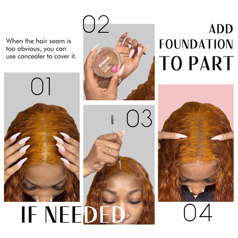 Wide Wig Grip Headband, Wig Grip Band for Securing, Nude, 1 Piece