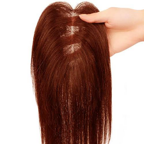 Best Breathable Real Hair Topper for Women Crown Topper No Bangs