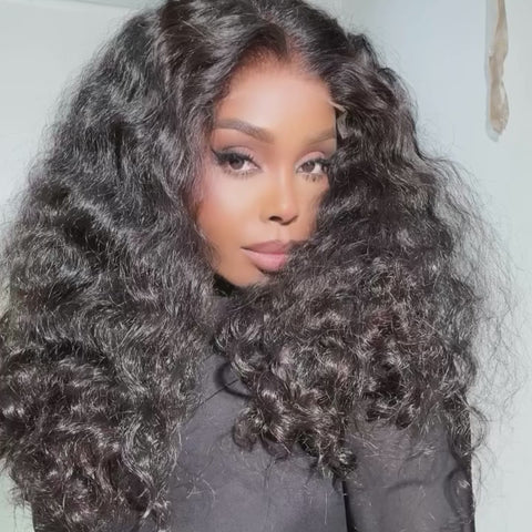 Glueless Loose Wave Wigs Virgin Human Hair 4*4/13*4 Transparent HD Lace Front Wig Pre Plucked Hairline