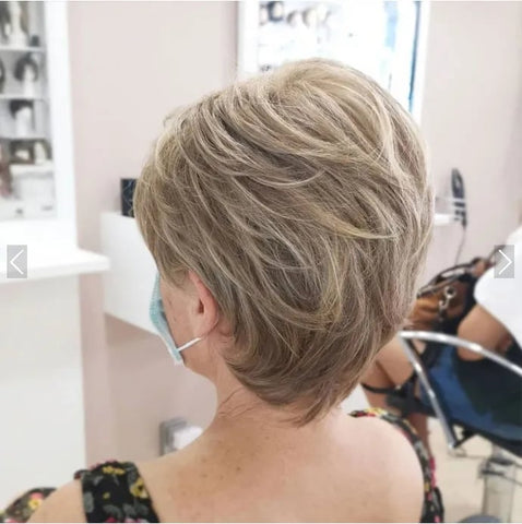 Breathable and Natural Hair Topper for Women with thinning hair