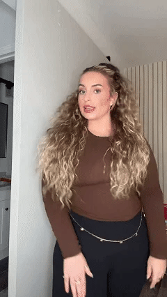 Women's ponytail long curly hair bundle