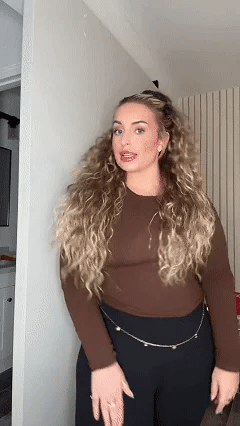 Women's ponytail long curly hair bundle