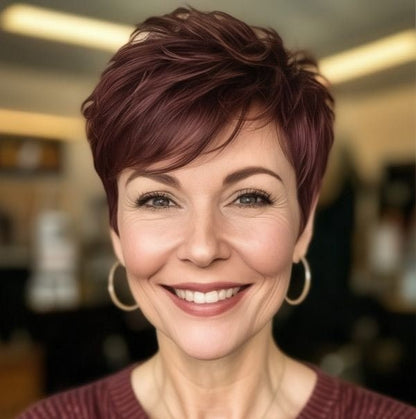 2025 Hot Sale Breathable&Natural Short Hair Topper For Women With Thinning Hair