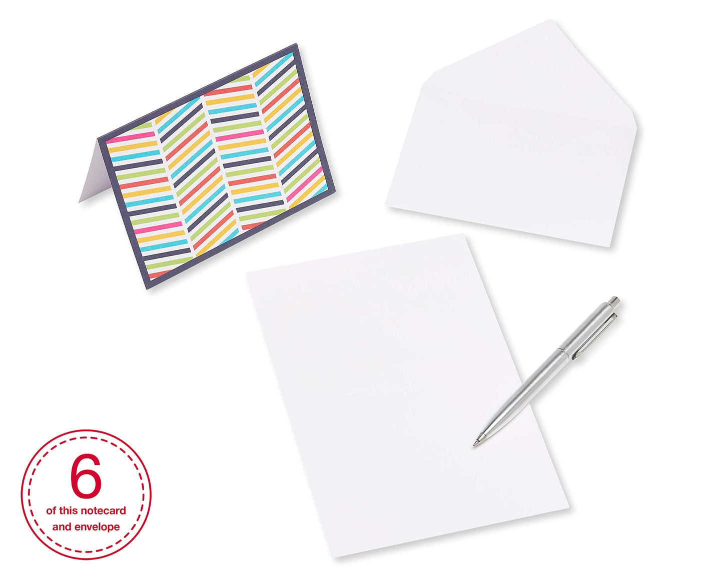 American Greetings Blank Cards Assortment with Envelopes, Bright Patterns (30-Count)