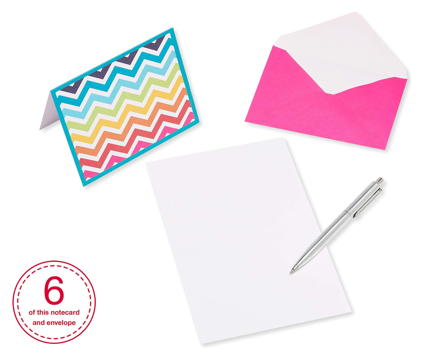 American Greetings Blank Cards Assortment with Envelopes, Bright Patterns (30-Count)